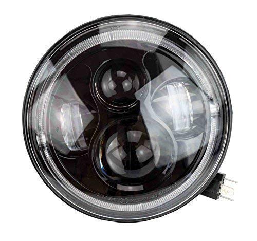 LED Motorradscheinwerfer 7 Zoll inkl. Halterung mit Zulassung in