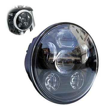 Locisne 5-3 / 4 "5.75" Runde LED Projektion Daymaker Scheinwerfer für Harley Davidson Kickfaire Motorrad Projektor Lichter 45W 9 LED Birne Scheinwerfer Aluminium Lampe - 1